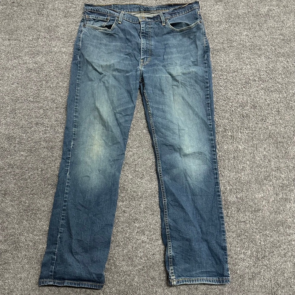 Levi's Jeans Mens Size 38 Blue 514 Straight Fit Medium Wash Denim Casual